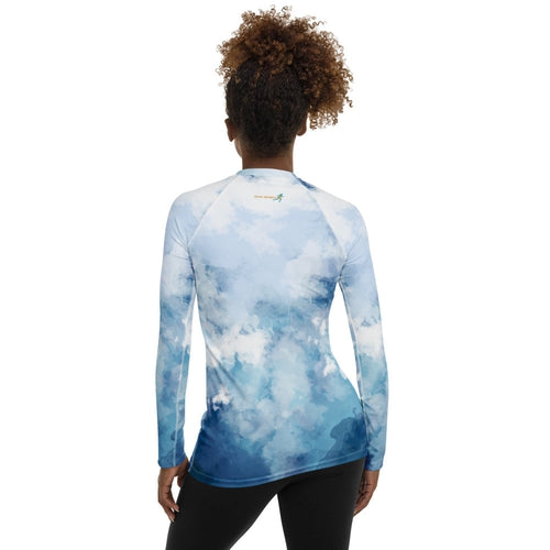 Watercolor Performance Rash Guard UPF 50+